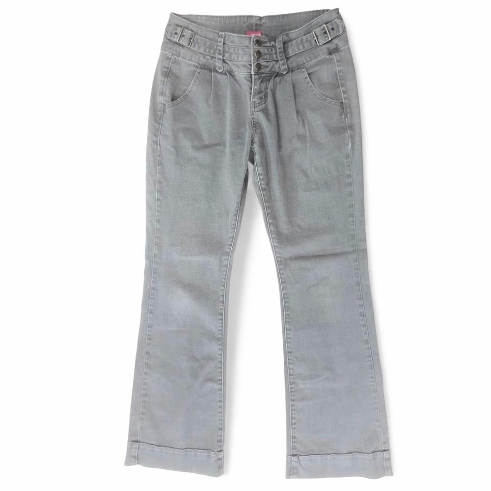 Y2k personal identity plaid bootcut slacks